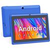 Haehne 7 Pollici Tablet PC, Android 5.0 Quad Core, 1GB RAM 8GB ROM, Doppia Fotocamera, Touchscreen Capacitivo, WiFi, Bluetooth, Blu
