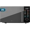 Cecotec Microonde 20L Proclean 6030 Black, potenza di 700 W, 8 programmi, 10 livelli di potenza, schermo touch a colori, timer, piatto girevole da 255 mm