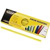 Fellowes D103GI Dorsini Rilegafogli, Diametro 3 mm, Confezione da 50 Pezzi, Giallo