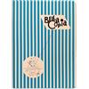 PdiPigna Bella Copia, Quaderno A5, interno BI, pagine bianche, Carta 80 gr. Ideali per Scuola e Ufficio, copertina soft cover Colore Azzurro