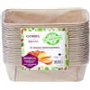 Gobel - Confezione da 25 stampi professionali Cakes - Stampi usa e Getta in Carta Naturale Biodegradabile al 100% - Media - Adatti al Forno - Congelatore - 19 x 5 x 5 cm - Made in France