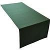 Lemos Home Runner da tavola in 100% cotone, collezione Concept, colori e dimensioni a scelta (runner da tavola 45 x 150 cm, verde oliva)