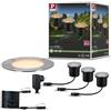 Paulmann 94717 Plug & Shine Lampada LED per esterni faretto da incasso a pavimento Floor delicata per gli insetti IP67 2200K 3x4,5W antracite