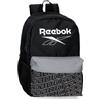 Reebok Stockton Zaino Doppio Scomparto Adattabile Laptop 15,6 Pollici Nero 31x44x15 cm Poliestere 20,46L by Joumma Bags