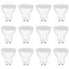 YIIFELL LED GU10 5W Lampadine (12 Pezzi) Equivalenti a 50W, 3000K Bianca Calda 400 Lumen 220-240V, Faretto Non Dimmerabile Con Angolo a Fascio 120° Senza Sfarfallio