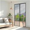 Wzlxcxxy Zanzariera Magnetica 75x185cm | Zanzariera Porta Finestra, Anti-Insetti, Chiusura Automatica - Nero