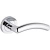 Designer Levers 8809PC Medusa - Maniglia per porta con rosetta in finitura cromata lucida per uso interno