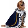 Lovelyshop Pet Mantello di pelliccia per cani di serie Lux, per Carnevale Festa di Compleanno Halloween re regina principe Cosplay XL Blu