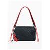 Desigual, Borsa media Mickey, Poliuretano, Nero, U
