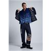Desigual, PANTALONI DI JEANS STAMPATI, Uomo, Cotone, Blu, 28