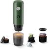 BENFUCHEN Macchina da caffè portatile 3 in 1 macchina per espresso 19 bar con riscaldamento automatico, compatibile con capsule NS e DG e caffè macinato per campeggio, escursioni, viaggi e casa (verde