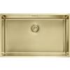 Franke Mythos Masterpiece BXM 210/110-68 - 127.0662.643 Lavello da Incasso 1 Vasca Monovasca Semifilo - Filotop - Sottotop 725 x 450 mm con Vasca 685 x 410 mm Acciaio F-inox finitura PVD Gold