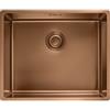 Franke Mythos Masterpiece BXM 210/110-50 - 127.0662.642 Lavello da Incasso 1 Vasca Monovasca Semifilo - Filotop - Sottotop 540 x 450 mm con Vasca 500 x 410 mm Acciaio F-inox finitura PVD Copper