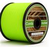 CORDAMARKET - Gomma Elastica, 8 mm, per Adulti, Unisex, Colore: Verde Fluo, 50 m