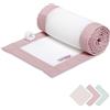 babybay Paracolpi 3D Mesh Royal, adatto per modello Original, pois rosa glitter oro