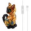 SODIAL Decorazione A LED 3D A Forma di Gatto Carino e Colorato, Luce Soff3840