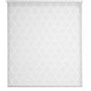 Estoralis | DAVOS | Tenda a rullo moderna | tessuto jacquard traslucido | Colore - Bianco | 100 x 255 cm (larghezza/altezza) dimensione del tessuto 97 x 250 cm. | Tende per finestre e porte
