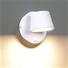 HAWEE Moderna Applique da Parete LED Lampada da Lettura da Parete | Faretto da Parete LED Lampada da Parete, 350° Orientabile, Stile Nordico, per Camera da Letto Soggiorno Corridoio Scale