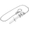 SISI UK 30,5 cm di ricambio cromato per lavabo lavabo vasca da bagno con catena e gancio a S estremità fermo in acciaio inox tappo di scarico e troppopieno catena a sfera 35 cm 1 confezione.