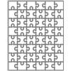 vsilay Rettangolo Puzzle Metallo Fustelle Stencil Scrapbook Album Carta Modello