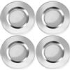 BEYLAB 4 filtri per lampade profumate, in acciaio inox, per affumicatura con setaccio Ø 7,5 cm