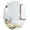 GZTFPQ Specchio da parete ovale senza cornice, autoadesivo trasparente, specchio decorativo per bagno, camera da letto e decorazione della casa