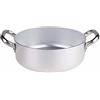 Baldassare Agnelli Pentole Agnelli ALMA10634 Casseruola Bassa con 2 Maniglie in Acciaio, Alluminio Professionale 3 mm, 34 cm