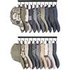 Mkono Porta-cappelli da parete, organizer per 20 cappelli da baseball, ganci moderni in metallo per armadio, supporto per cappellini a sfera, organizer per camera da letto, ingresso, armadio, set da
