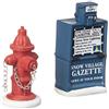 Department 56 Village Fire Hydrant And Newspaper Box Accessory Set of 2