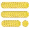 FSSTUD 30 fette di limone finte realistiche limoni artificiali realistici in plastica limoni finti modello di frutta simulazione fette di frutta mini limoni decorativi per feste in casa