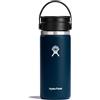 Hydro Flask - Coffee Flask - Termos da viaggio per caffè 473 ml (16 oz) - Acciaio inossidabile con isolamento sottovuoto e coperchio a prova di perdite - Wide Mouth - Indigo