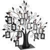 Ejoyous Cornice per Foto Albero Genealogico, Albero Moderno per Foto Albero Genealogico per 12 Foto Cornice per Foto di Famiglia Personalizzata, per la Decorazione(L-Con 12 cornici per foto da 6,4 * 4,6 cm)