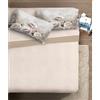 IPERSAN Set Completo Lenzuola Matrimoniali, 100% Cotone, 1 Lenzuolo da sopra 260x300cm + 1 Lenzuolo da sotto 180x200cm + 2 Federe 83x52cm, con Stampa in Alta qualità, Made in Europe