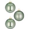 Inge-glas Inge Glas - Palline di Natale, 10 cm, in scatola di cartone, 6 palline XL per albero di Natale, grandi dimensioni | palline in vetro (mild sage, menta)