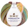 DMC - Pirouette, effetto multicolore - Caldo, morbido e leggero | Ideale per tutti i capi di abbigliamento | 200 g, 500 m, 10 colori