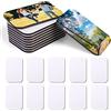 OOTSR 10 Pezzi Magneti da Frigorifero, Sublimazione in Bianco, 7,5x5cm Magneti Decorativi per Frigorifero, Lavagna, Cucina Casa, Decorazione da Parete fai-da-te