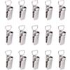 SUPERFINDINGS 15 pezzo di Clip per Tappeti In Ferro Resistente Clip In Metallo Platino per Appendere Tappeti Clip Da Parete Da 42x23mm Pinze per Tappeti Clip Resistenti per Arazzi Asciugamani Scialle