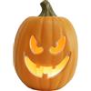 MISNODE Lanterna di Zucca di Halloween, Luci di Zucca a Batteria Lanterna di Zucca Incandescente, Zucca Grande Illuminata, Zucca Illuminata Decorazioni Vintage di Halloween