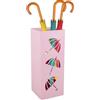 Sutowe Portaombrelli in metallo, autoportante, decorativo, multiuso, per ingresso, casa, hotel, ufficio (rosa)