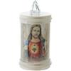 Holyart Lumino led bianco durata 90 gg, Madonna di Lourdes