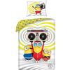 Halantex Copripiumino Minions Cattivissimo Me Set Biancheria Da Letto Dimensioni 140 x 200 Centimetri Con Federa 70 x 90 Centimetri