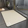 SELIYA Tappetino da bagno in farina fossile sottile, zerbino in gomma, tappeto da bagno lavabile in lavatrice ad asciugatura rapida, tappetini da bagno antiscivolo assorbenti 40 × 60 cm