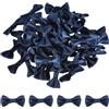 sourcing map 50 papillon blu navy, 3 x 1,5 cm, mini fiocco per artigianato, piccoli fiocchi di raso, per fai da te, cucito, scrapbooking, regalo di nozze, decorazione della casa