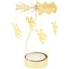 TENGWA Girandola Porta Candele Angeli Portacandela Mulino a Vento Portafortuna 8 * 13 cm Giostra Natalizia Oro Soprammobili per San Valentino Natale Matrimoni Feste Decorazioni per Casa