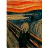 My Custom Style Stampa su Tela Canvas cartonata #Arte-L'urlo, Munch# quadretto 25x30cm