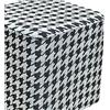 uyeoco Fodera per Poggiapiedi Quadrata Elasticizzata Copri Ottomano 45 X 45/35 * 35cm Copri Pouf Fodera per Ottomana, Jacquard Fodera per Pouf,Lavabile in Lavatrice (Color : F, Size : 40X40CM)