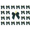 CaPiSo 24 fiocchi in raso da 6 cm con clip di fissaggio (verde scuro)