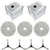 Tidevib Per ECOVACS Per DEEBOT MINI Kit di Accessori Compreso Panni Mop Sacchetti di Polvere Spazzole Laterali Pulizia Sostituzione Per Robot Aspirapolvere