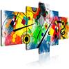 DekoArte 438 - Quadri moderni Stampa Artistica | 5 Pezzi 180x85cmXXL