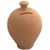 Generico CERAMICHE DINA Salvadanaio Tondo Art déco in Terracotta, 25 cm circa